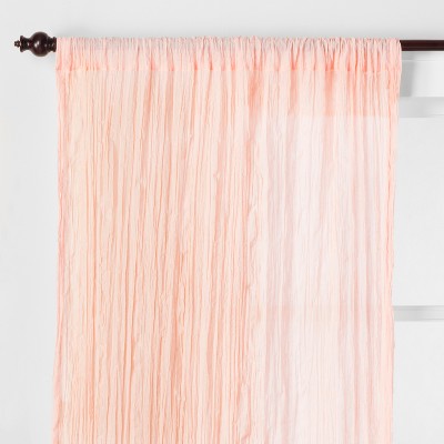 crushed voile curtains