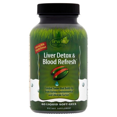 Irwin Naturals Liver Detox & Blood Refresh Softgels - 60ct