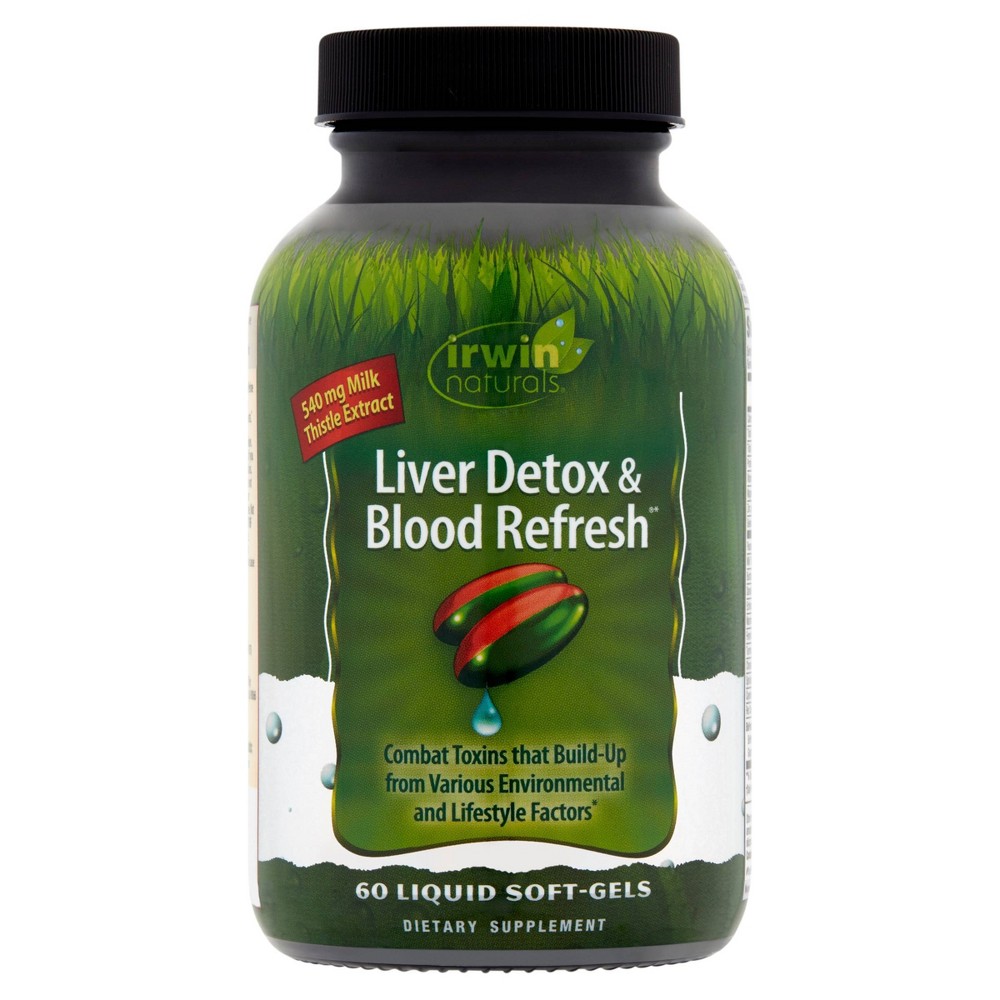 Photos - Vitamins & Minerals Irwin Naturals Liver Detox & Blood Refresh Softgels - 60ct