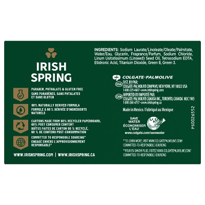 Irish Spring Bar Soap - Original Clean - 3.7oz/8ct