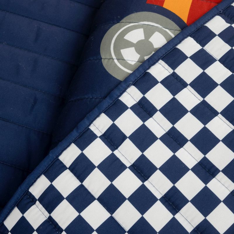Kids' Racing Cars Reversible Oversized Quilt Bedding Set - Lush Décor, 6 of 13