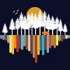 Junior's Design By Humans Retro Nature's Valley By NomAdartStudio T-Shirt - 2 of 3