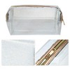 Unique Bargains Travel Toiletry Bag Makeup Bag Organizer Toiletry Organizer Travel Cosmetic Bag Waterproof PVC 1PC - 3 of 4