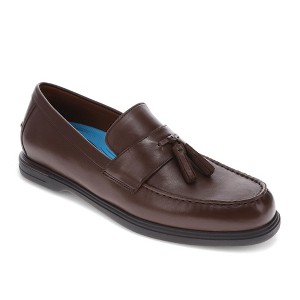 Dockers Mens Woodward Genuine Leather Dress Casual Tassel Loafer Shoe, Antique Brown, Size 13 - 1 of 4