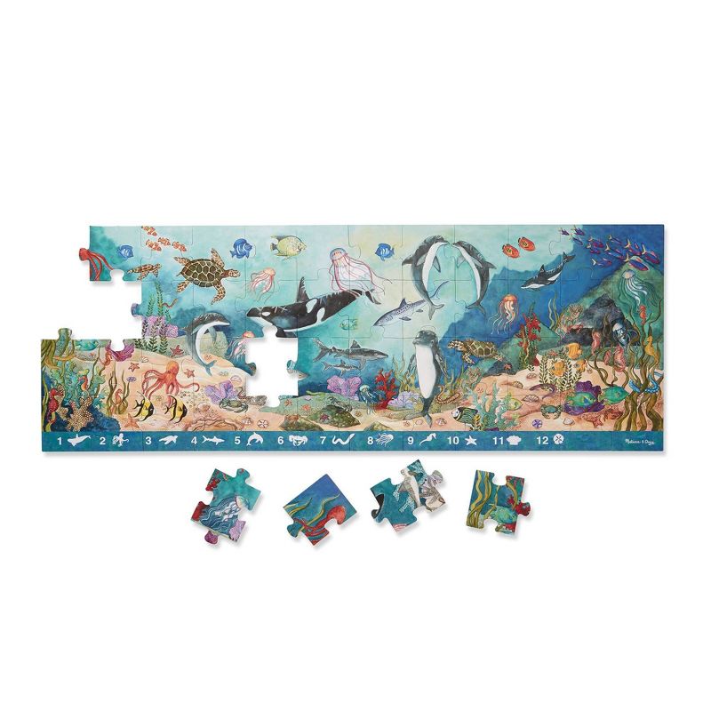 Melissa And Doug Search And Find Beneath The Waves Floor Puzzle 48pc, 1 of 11