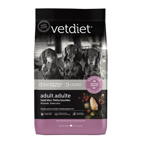 Vetdiet Small Bites Chicken and Rice Dry Adult All Breeds Dog Food 6 lb