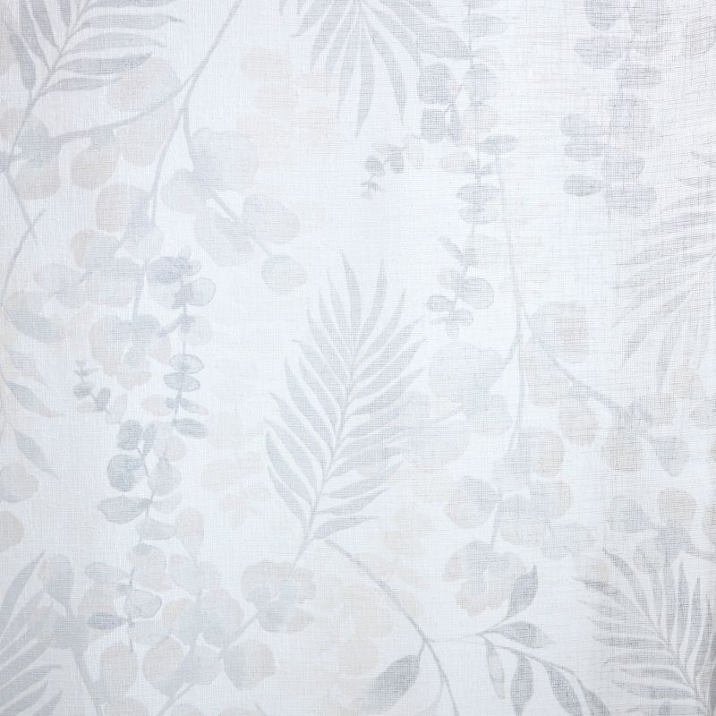 Yara Botanical Printed Texture Sheer Window Pair, 5 of 9
