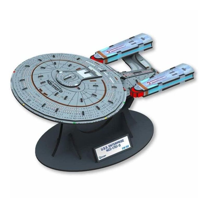 Quantum Mechanix Star Trek Qraftworks PuzzleFleet | USS Enterprise D NCC-1701-D, 4 of 5