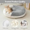 Boersma Enclosed Cat Cave Bed – Washable Indoor Pet Bed with Blanket & Non-Slip Base for Cats, Kittens & Small Dogs - 2 of 4