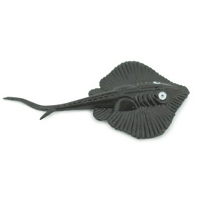 Collectible Wildlife Gifts | Stingray, Rubber Fish, Realistic Toy Figure, Model, Replica, Kids, Hand Painted, Educational, Gift,    2 3/4"    F596 B34 - 1 of 4