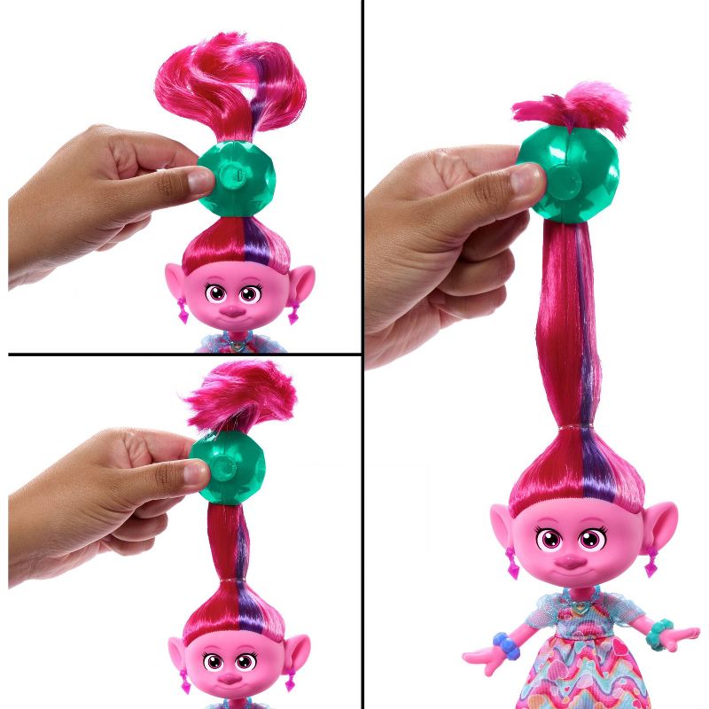 DreamWorks Trolls Band Together Hairsational Reveals Queen Poppy Fashion Doll &#38; 10+ Accessories, 6 of 8