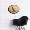 College Basketball Hardwood Design Oval Slimline Lighted Wall Sign - 4 of 4