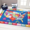 Eric Carle USA Map Area Kids' Rug (2'9"x4'3") - Home Dynamix - 2 of 4