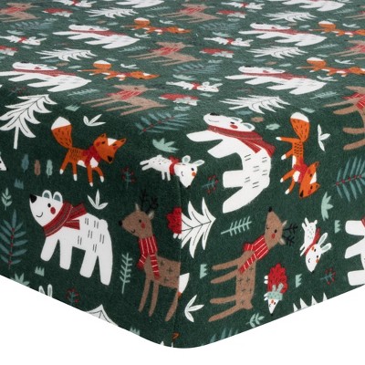 Trend Lab Flannel Fitted Crib Sheet