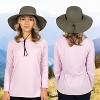 SUN CUBE Wide Brim Sun Hat Adults, Fishing Hats Sun UV Protection, Hiking Bucket Hat Safari Beach Boonie, UPF 50+ - 3 of 4