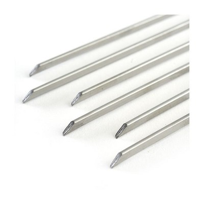 Norpro Stainless Steel 12-Inch Barbeque Skewers, Set of 6