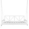 PAGED Porch Swing Modern Twin Size Outdoor Swing with 4 Hanging Ropes for Poolside, Garden, Backyard - 2 of 4