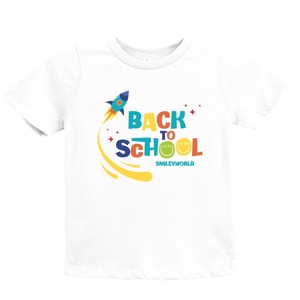 The Juniper Shop SmileyWorld Back To School Rocket Youth Short Sleeve Tee - 1 of 4