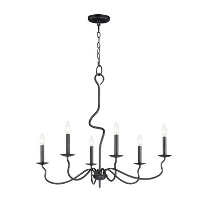 Maxim Lighting Padrona 6 - Light Chandelier in  Black Oxide