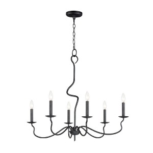 Maxim Lighting Padrona 6 - Light Chandelier in  Black Oxide - 1 of 4