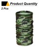 Unique Bargains Breathable Fishing Cycling Sunscreen Bandana Neck Gaiter Face Masks 2 Pcs - 3 of 4