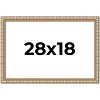 PosterPalooza | 28x18 Modern Bamboo Picture Frame, UV Acrylic, 5 Finishes - 2 of 4