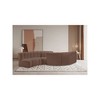 Meridian Furniture,Arc Brown Vegan Leather Modular Sofa - 2 of 4