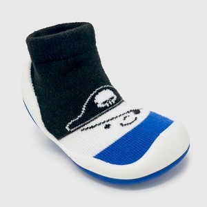 Komuello Baby  Boy First Walk Sock Shoes Pirate - 1 of 4