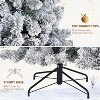 Pre-Lit Artificial Spruce Christmas Tree with LED Lights, Easy Setup Hinged Design for Home and Office - 4 of 4