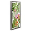 Stupell Industries Tropical Plants & Flamingo, 11" x 25" - 3 of 4