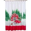 The Lakeside Collection Christmas at the Barn Bath Collection - Shower Curtain - 3 of 4