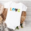 The Juniper Shop Love With Animal Letters Baby Bodysuit - 2 of 2