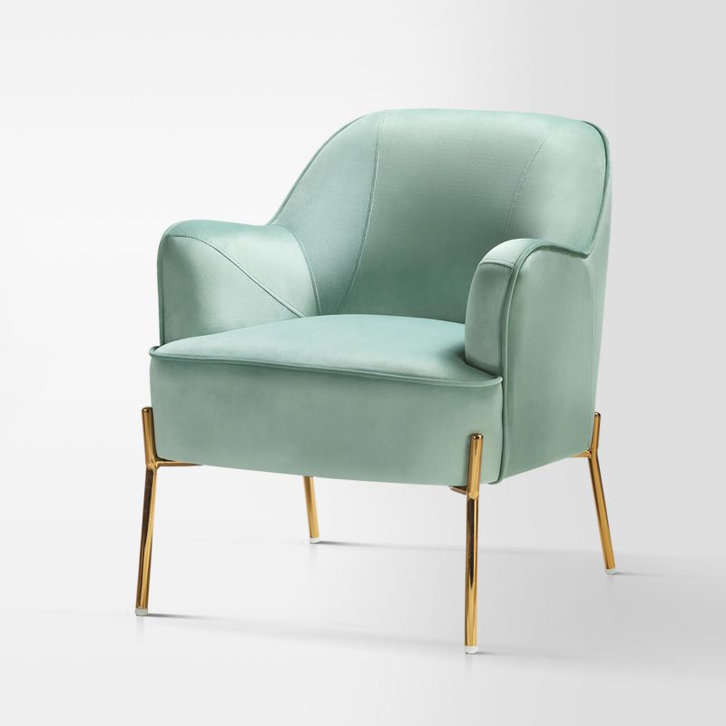 Odo Upholstered Accent Chair Velvet Comfy Living Room  Arm Chair | Karat Home, 1 of 15