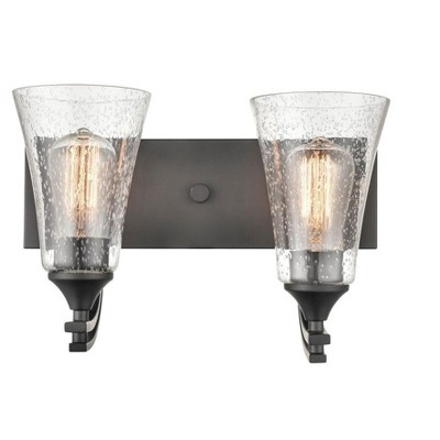 Millennium Lighting Natalie 2 - Light Vanity in  Matte Black