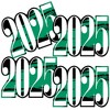 Big Dot of Happiness 2025 Green Graduation Decorations - DIY Party Essentials - Set of 20 - 2 of 4