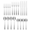 Cambridge Silversmiths 20pc Henrietta Hammered Mirror Flatware Set: Stainless Steel Silverware Service for 4, Modern Style - image 3 of 3