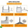 Equipment Grill Stand Table | Stainless Steel 24"x24"x24" | 1000 lbs Top Shelf 220 lbs Bottom Shelf | Adjustable Legs - 4 of 4
