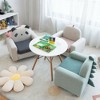Costway Kids Dinosaur/Panda/Chick Sofa Wooden Armrest Chair Couch w/ Thick Cushion Beech Legs Gift - 4 of 4