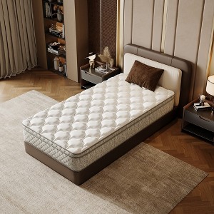 Whisen 12" Full Hybrid Mattress, Memory Foam Mattress, Pocket Innerspring, Medium Firm - 1 of 4