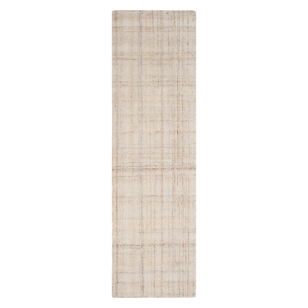  Runner Crosshatch Ivory/Beige