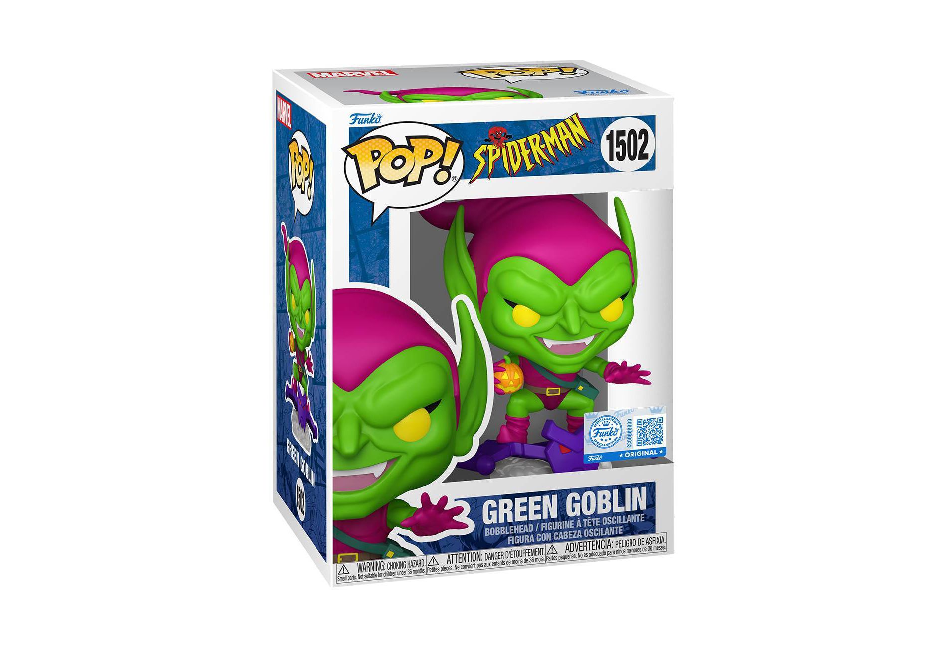 Funko POP! Marvel: Spider-Man TV Green Goblin Figure