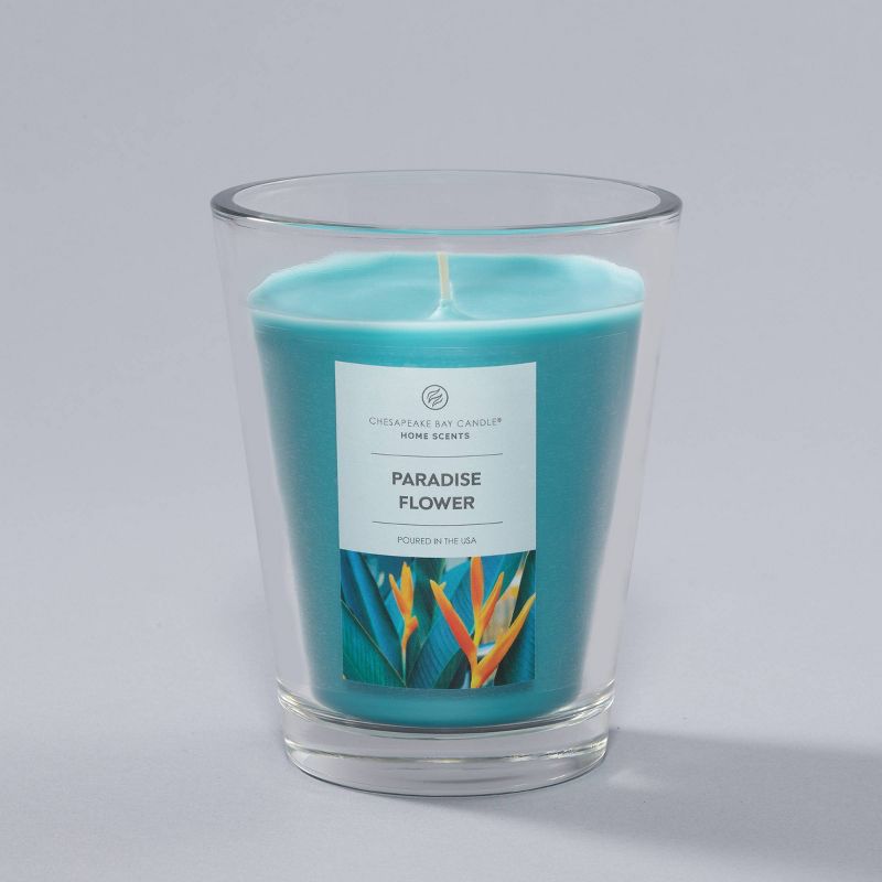 11.5oz Jar Candle Paradise Flower - Home Scents by Chesapeake Bay Candle, 4 of 8