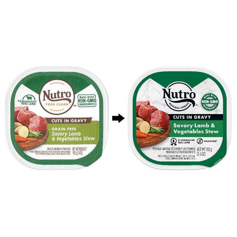 Nutro Cuts In Gravy Grain Free Adult Wet Dog Food - 3.5oz, 4 of 15