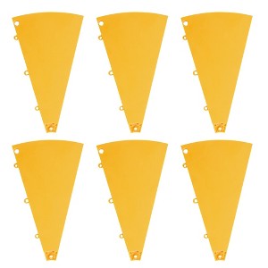 WinSpin 6 Pcs Prize Wheel Panels Dry Erase Yellow for 24" Modular Prize Wheel - 1 of 4