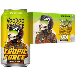 Voodoo Ranger Tropic Force IPA Beer - 6pk/12 fl oz Cans - 1 of 4