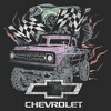 Junior's General Motors Distressed Pastel Chevrolet Trucks Sweatshirt - image 2 of 2