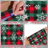 4.5x 100 Ft Roll of Christmas Buffalo Plaid Plastic Tablecloth Decorations with Cutter Box - 3 of 4