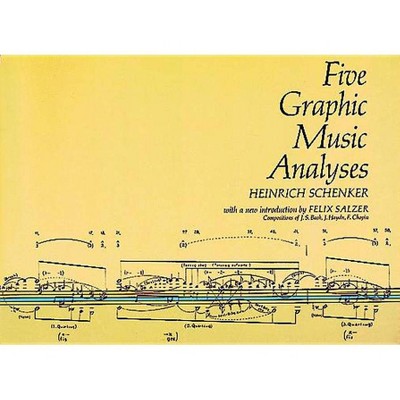 Five Graphic Music Analyses - (Dover Books on Music) by  Heinrich Schenker (Paperback)