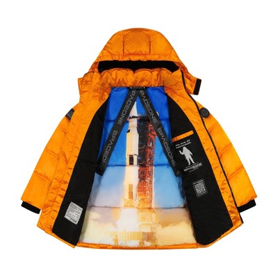 Andy & Evan  Kids Space One Galactic Puffer Jacket.