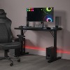 Emma and Oliver Circuit Board Inspired Color Changing LED Gaming Desk with Wired Remote - 2 of 4
